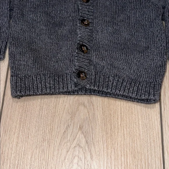 Carter's Gray Button-Up Sweater - Picture 3 of 14